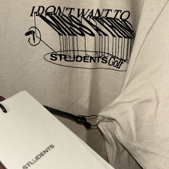 Students Men’s Tan Printed Graphics Cotton Tshirt(Size Small) - Picture 5 of 8